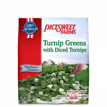 Turnip Greens with Diced Turnips
