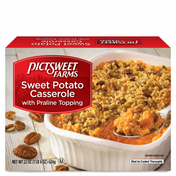 Sweet Potato Casserole with Praline Topping