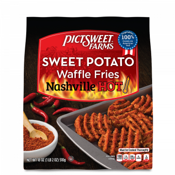 Sweet Potato Waffle Fries with Nashville Hot Seasoning