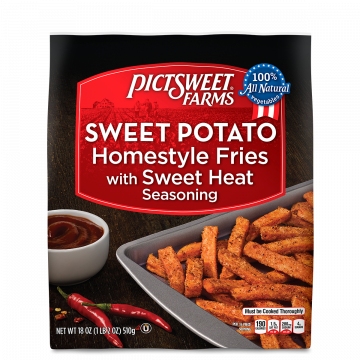 Sweet Potato Homestyle Fries with Sweat Heat Seasoning