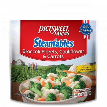 Broccoli Florets, Cauliflower & Carrots