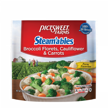 Broccoli Florets, Cauliflower & Carrots