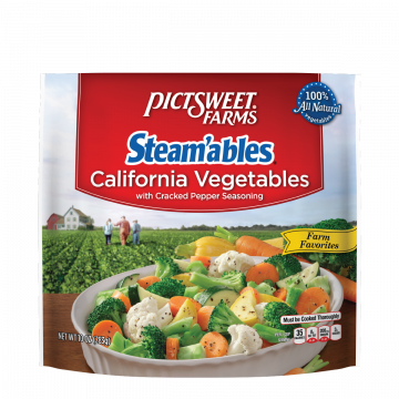 California Vegetables with Cracked Pepper Seasoning