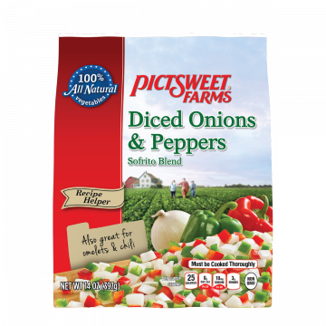Diced Onions & Peppers
