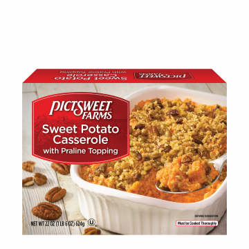 Sweet Potato Casserole with Praline Topping