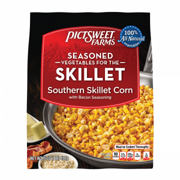 Seasoned Southern Skillet Corn with Bacon Seasoning