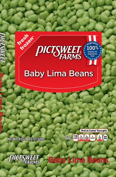 Baby Lima Beans - Clear Bag - Vegetables - PictSweet Farms