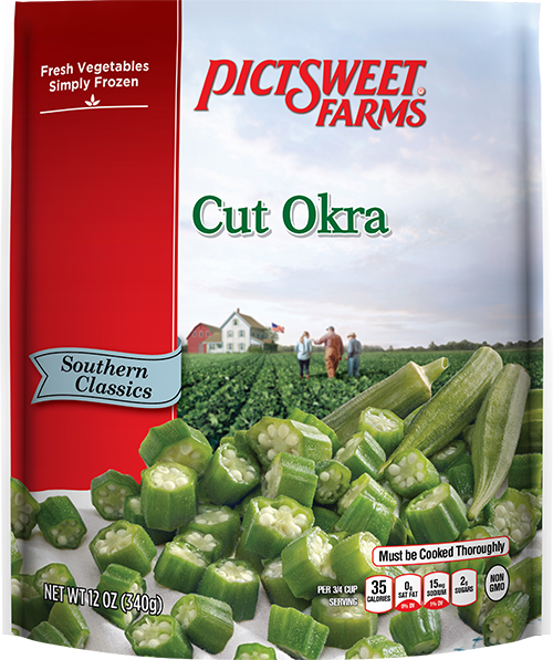 Cut Okra Southern Classics® Vegetables PictSweet Farms
