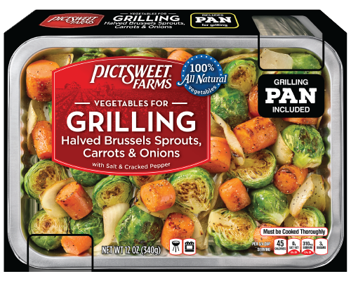 Halved Brussels Sprouts, Carrots & Onions - Pictsweet Farms